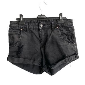 DRICOPER DENIM Vintage Inspired Slouchy Denim Jean Short Black 12